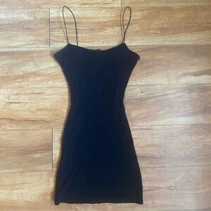 Winsor black mini dress sz S
